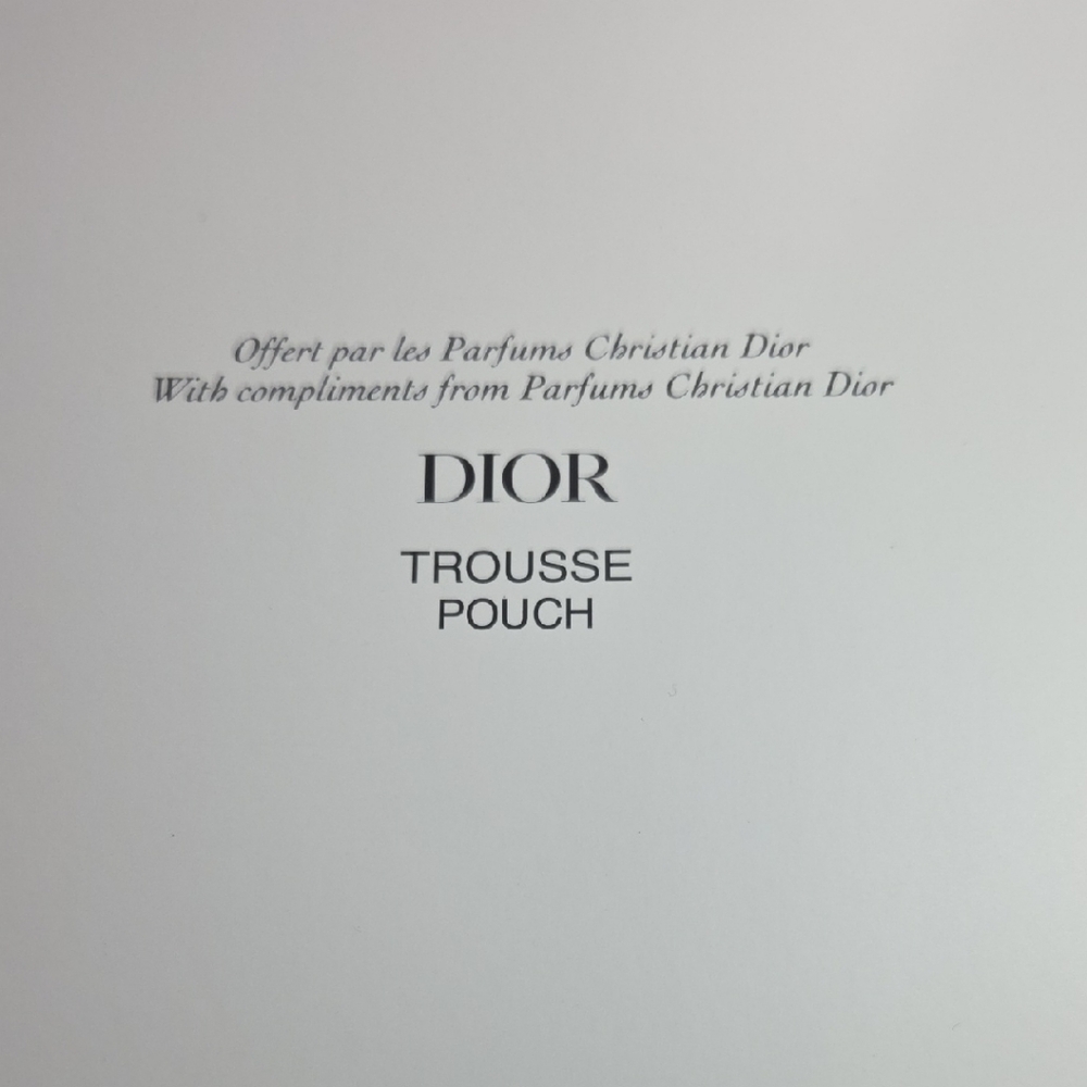Dior Black Trousse Pouch